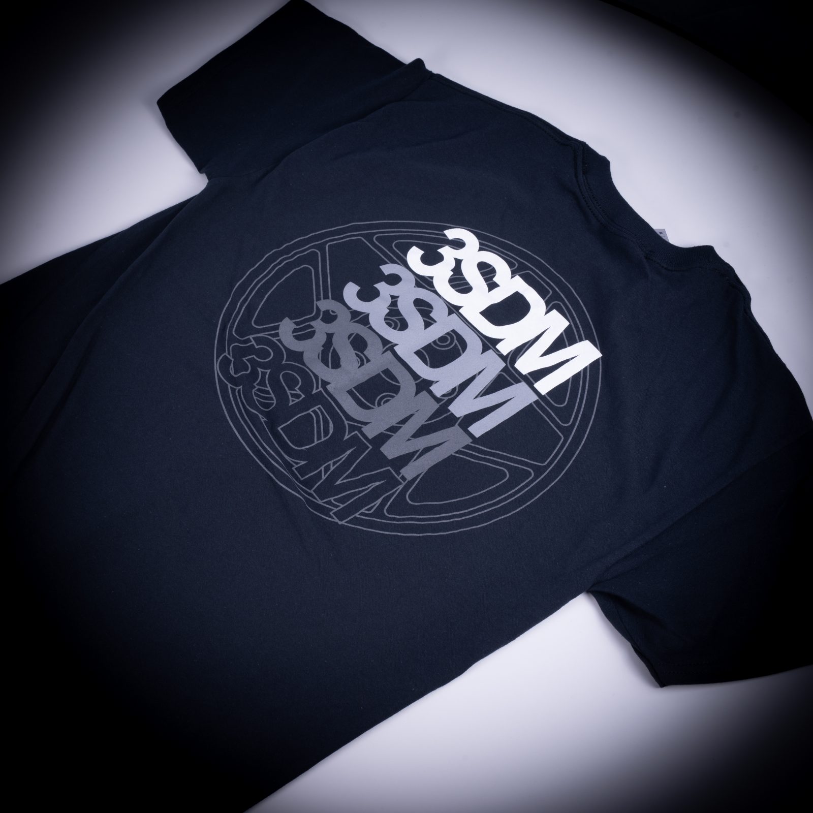 3SDM Gradient T-shirt | White Print - Image 3