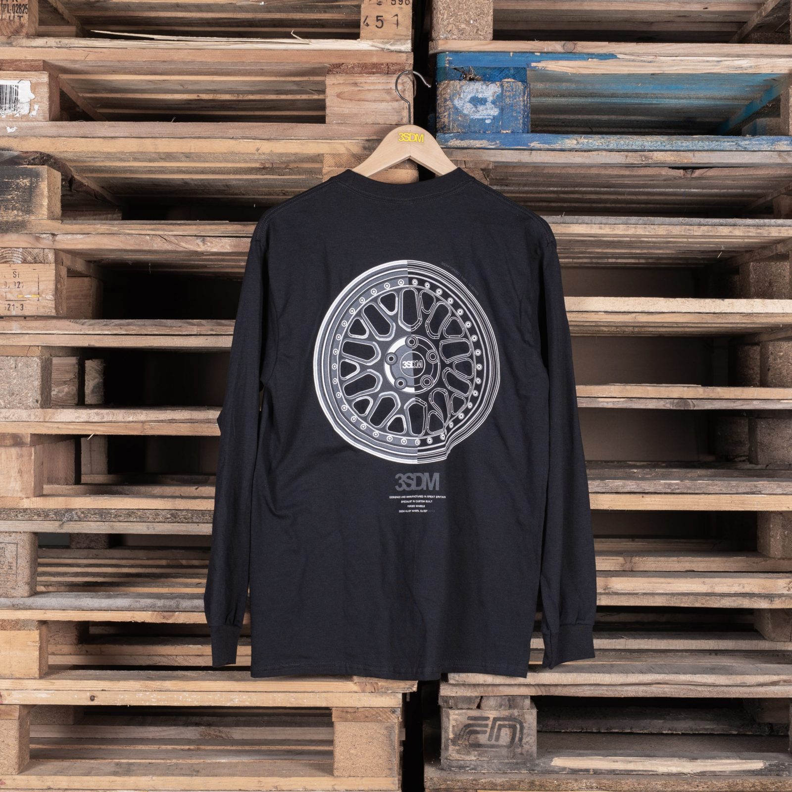Forged Tee Longsleeve | Black & White
