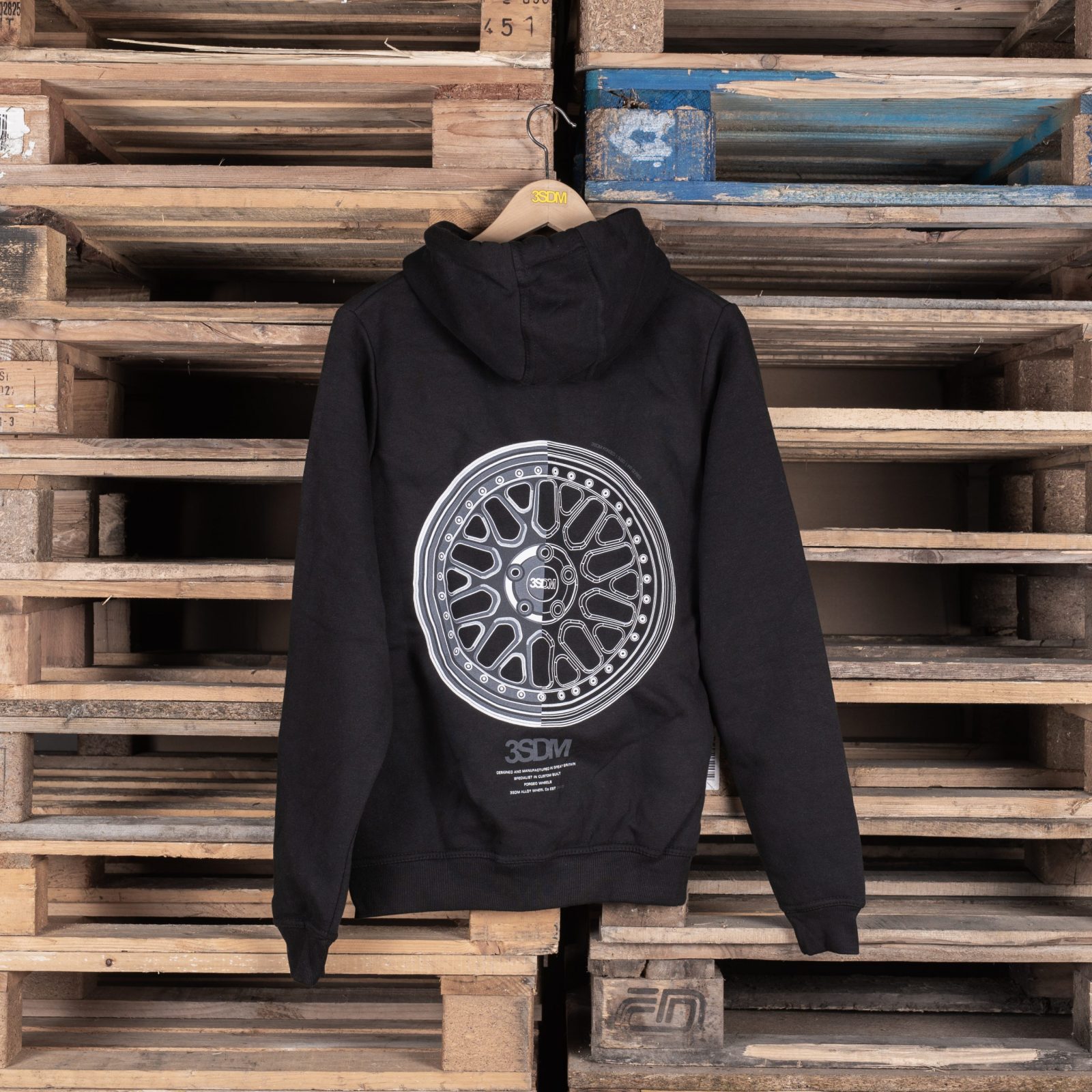 Forged Zip Hoodie | Black