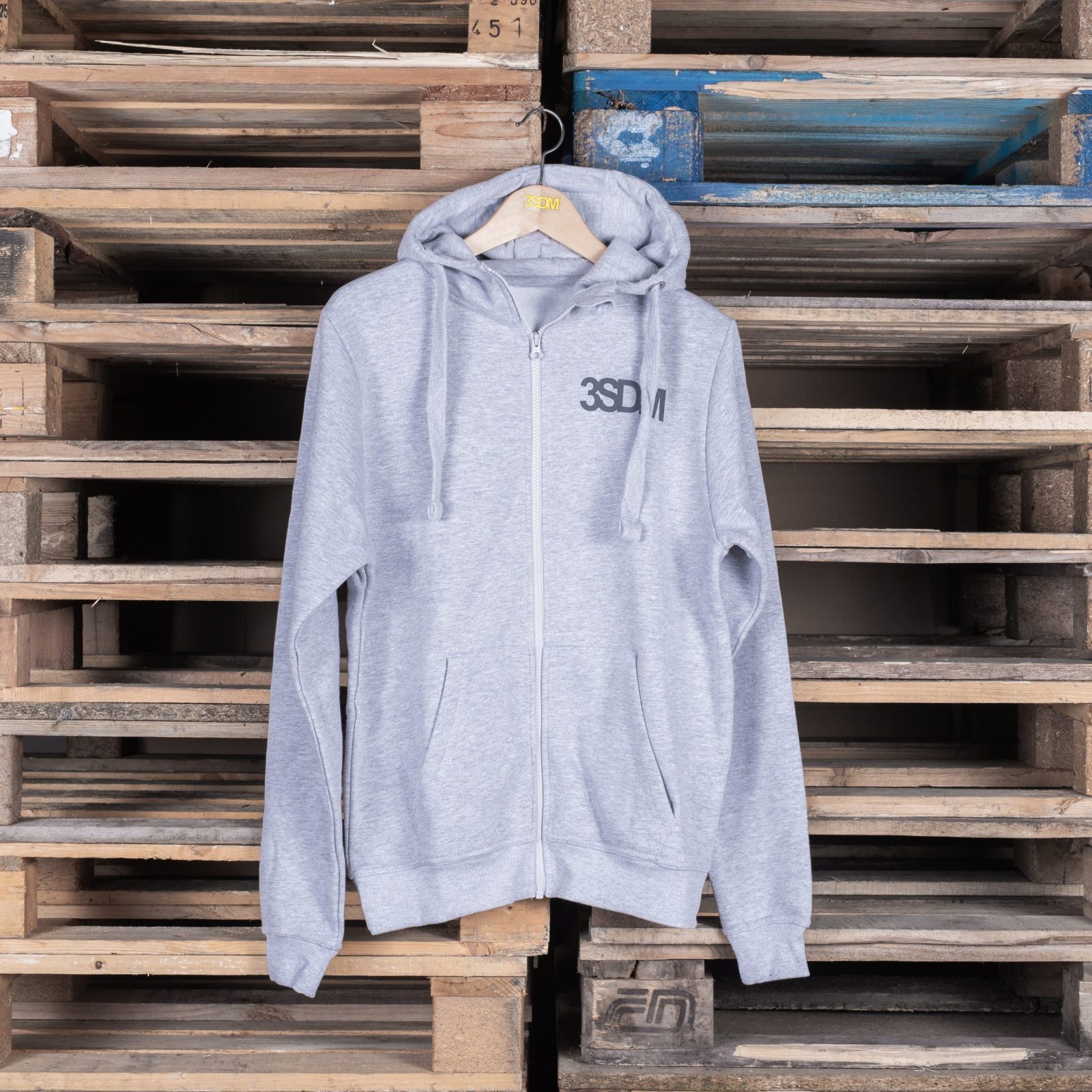 Forged Zip Hoodie | Grey - Image 2